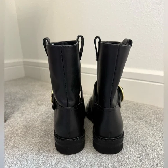 Stuart Weitzman Black Arlo Ankle Boots Size 5 - Picture 4 of 7